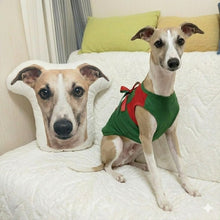 Load image into Gallery viewer, Custom Whippet Pillow - Create Your Furry Friend's Plush Likeness-Stuffed Animals-Dog Dad Gifts,Dog Memorial Gifts,Dog Mom Gifts,Pillows,Stuffed Animal,Upload Photo,Whippet-1