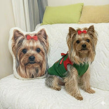 Load image into Gallery viewer, Custom Yorkshire Terrier Pillow - Create Your Furry Friend's Plush Likeness-Stuffed Animals-Dog Dad Gifts,Dog Memorial Gifts,Dog Mom Gifts,Pillows,Stuffed Animal,Upload Photo,Yorkshire Terrier-1