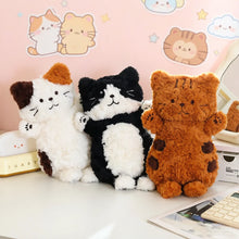 Load image into Gallery viewer, Cute Black and White Cat Soft Toy - Fuzzy Little Charmer-3
