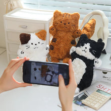 Load image into Gallery viewer, Cute Black and White Cat Soft Toy - Fuzzy Little Charmer-7