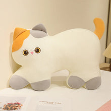 Load image into Gallery viewer, Cute Calico Cat Pillow and Plush Toy - Dreamy Wide-Eyed Cutie-14