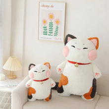 Load image into Gallery viewer, Cute Calico Cat Plush Toy - Darling Bell Kitty-5