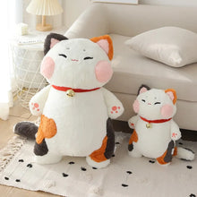 Load image into Gallery viewer, Cute Calico Cat Plush Toy - Darling Bell Kitty-6
