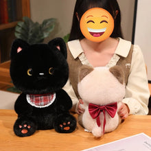 Load image into Gallery viewer, Cute Siamese Cat Soft Toy - Ribbon Bow Lace Bib-Stuffed Animals-Cats,Siamese Cat,Stuffed Animal-11