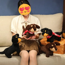 Load image into Gallery viewer, Cute Chocolate Dachshund Stuffed Animal Plush Toy-Stuffed Animals-Dachshund,Dog Memorial Gifts,Stuffed Animal-11