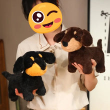 Load image into Gallery viewer, Cute Chocolate Dachshund Stuffed Animal Plush Toy-Stuffed Animals-Dachshund,Dog Memorial Gifts,Stuffed Animal-10