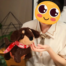 Load image into Gallery viewer, Cute Chocolate Dachshund Stuffed Animal Plush Toy-Stuffed Animals-Dachshund,Dog Memorial Gifts,Stuffed Animal-2