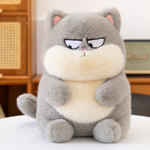 Load image into Gallery viewer, Cute Grumpy Cat Stuffed Animal Plush Toys - Orange, Grey and Black-Light grey-35cm-12