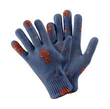 Load image into Gallery viewer, Cute Irish Setter Touch Screen Gloves-Accessories-Accessories, Dog Dad Gifts, Dog Mom Gifts, Gloves, Irish Setter-Navy-4