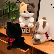 Load image into Gallery viewer, Cute Siamese Cat Soft Toy - Ribbon Bow Lace Bib-7