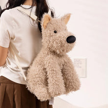Load image into Gallery viewer, Cute Wheaten Scottish Terrier Stuffed Animal Plush Toy Bag-Brown-45cm-1
