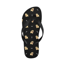 Load image into Gallery viewer, Cute Yellow Labrador Love Unisex Slippers - 8 Colors-Footwear-Accessories,Dog Dad Gifts,Dog Mom Gifts,Labrador,Slippers-Midnight Black-S-9