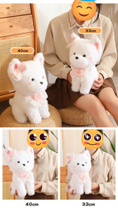 Cutest Baby Bib White Chihuahua Stuffed Animal Plush Toys-Stuffed Animals-Chihuahua, Home Decor, Stuffed Animal-21