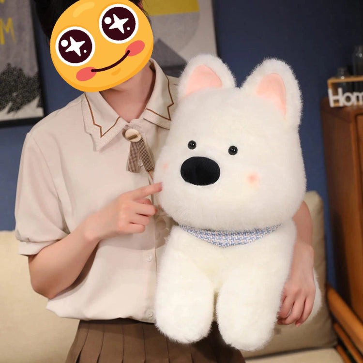 Cutest Baby Face Samoyed Stuffed Animal Plush Toys 11 1 750x