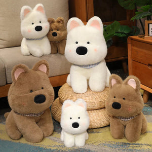 Cutest Baby Face Samoyed Stuffed Animal Plush Toys-Stuffed Animals-Samoyed, Stuffed Animal-1