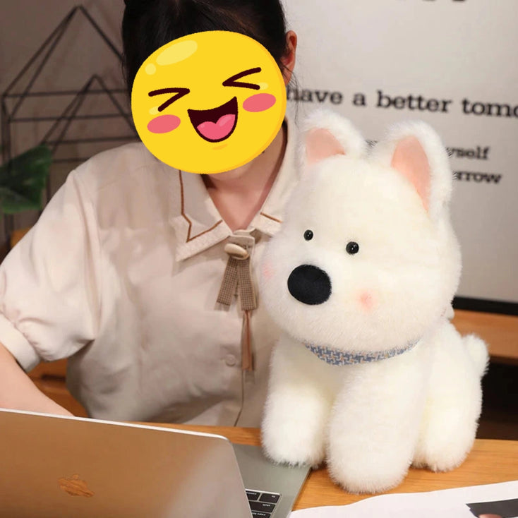 Cutest Baby Face White Swiss Shepherd Stuffed Animal Plush Toys-Stuffed Animals-Stuffed Animal, White Swiss Shepherd-3
