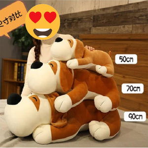 Cutest Basset Hound Stuffed Animal Huggable Plush Pillows (Small to Large Size)-Soft Toy-Basset Hound, Dogs, Home Decor, Pillows, Stuffed Animal-4