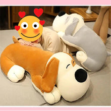 Load image into Gallery viewer, Cutest Basset Hound Stuffed Animal Huggable Plush Pillows (Small to Large Size)-Soft Toy-Basset Hound, Dogs, Home Decor, Pillows, Stuffed Animal-6