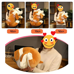 Cutest Basset Hound Stuffed Animal Huggable Plush Pillows (Small to Large Size)-Soft Toy-Basset Hound, Dogs, Home Decor, Pillows, Stuffed Animal-8