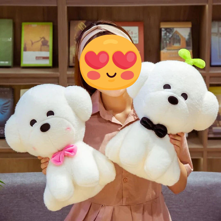 Cutest Bichon Frise Stuffed Animal Plush Toys-Soft Toy-Bichon Frise, Dogs, Home Decor, Stuffed Animal-2