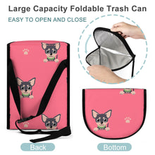 Load image into Gallery viewer, Cutest Black and Tan Chihuahua Multipurpose Car Storage Bag - 5 Colors-Car Accessories-Bags, Car Accessories, Chihuahua-16