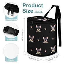 Load image into Gallery viewer, Cutest Black and Tan Chihuahua Multipurpose Car Storage Bag - 5 Colors-Car Accessories-Bags, Car Accessories, Chihuahua-17