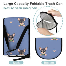 Load image into Gallery viewer, Cutest Black and Tan Chihuahua Multipurpose Car Storage Bag - 5 Colors-Car Accessories-Bags, Car Accessories, Chihuahua-4