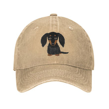 Load image into Gallery viewer, Cutest Black and Tan Dachshund Baseball Caps - 7 Colors-Accessories-Accessories, Baseball Caps, Dachshund, Dog Dad Gifts, Dog Mom Gifts-8