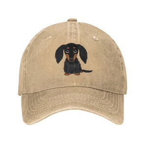 Cutest Black and Tan Dachshund Baseball Caps - 7 Colors-Accessories-Accessories, Baseball Caps, Dachshund, Dog Dad Gifts, Dog Mom Gifts-8