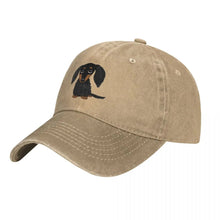 Load image into Gallery viewer, Cutest Black and Tan Dachshund Baseball Caps - 7 Colors-Accessories-Accessories, Baseball Caps, Dachshund, Dog Dad Gifts, Dog Mom Gifts-9