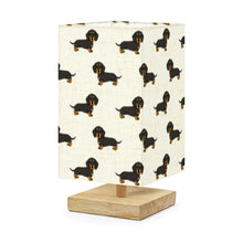 Load image into Gallery viewer, Cutest Black and Tan Dachshund Desktop Table Lamp-Desk Lamps-US Plug-2