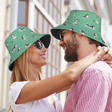 Load image into Gallery viewer, Cutest Black and White Husky Love Bucket Hat-Hats &amp; Caps-16