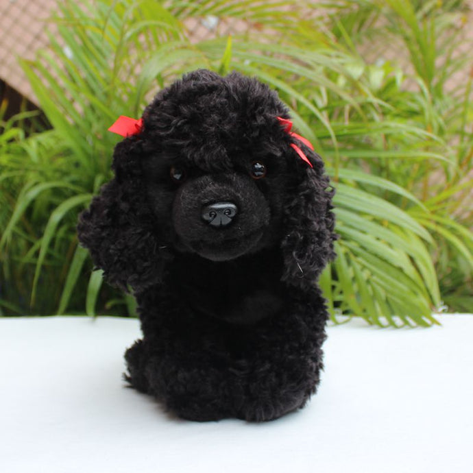 Cutest Black Poodle Love Stuffed Animal Plush Toy-Stuffed Animals-Home Decor, Poodle, Stuffed Animal-1