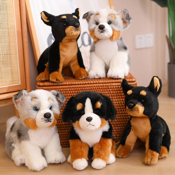 Cutest Button Nose Dogs Stuffed Animal Plush Toys-Stuffed Animals-Home Decor, Stuffed Animal-1