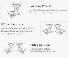 Load image into Gallery viewer, Cutest Chihuahua Love Silver Stud Earrings-Dog Themed Jewellery-Chihuahua, Earrings, Jewellery-CQE1620-15