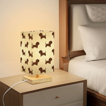 Load image into Gallery viewer, Cutest Chocolate Dachshund Dachshund Desktop Table Lamp-Desk Lamps-1