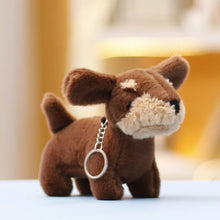 Load image into Gallery viewer, Cutest Chocolate Dachshund Plush Toy Keychains-3