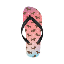 Load image into Gallery viewer, Cutest Chocolate Dachshund Unisex Slippers - 7 Gradients-16