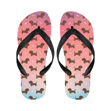Load image into Gallery viewer, Cutest Chocolate Dachshund Unisex Slippers - 7 Gradients-17