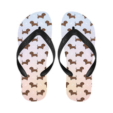 Load image into Gallery viewer, Cutest Chocolate Dachshund Unisex Slippers - 7 Gradients-20