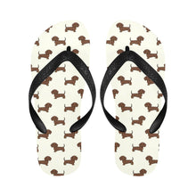 Load image into Gallery viewer, Cutest Chocolate Dachshund Unisex Slippers - 7 Gradients-22