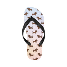 Load image into Gallery viewer, Cutest Chocolate Dachshund Unisex Slippers - 7 Gradients-25