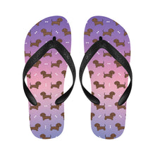 Load image into Gallery viewer, Cutest Chocolate Dachshund Unisex Slippers - 7 Gradients-7
