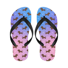 Load image into Gallery viewer, Cutest Chocolate Dachshund Unisex Slippers - 7 Gradients-8