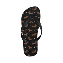 Load image into Gallery viewer, Cutest Chocolate Dachshund Unisex Slippers - 7 Gradients-Black-S-24