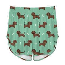 Load image into Gallery viewer, Cutest Chocolate Dachshund Women's Cami and Shorts Pajama Set-Apparel-Apparel,Dachshund,Dog Mom Gifts,Pajamas-20