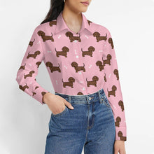 Load image into Gallery viewer, Cutest Chocolate Dachshund Women&#39;s Shirt-11