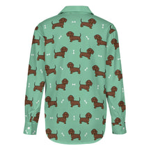 Load image into Gallery viewer, Cutest Chocolate Dachshund Women&#39;s Shirt-13