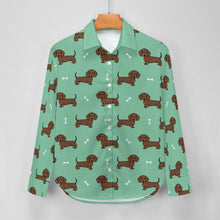 Load image into Gallery viewer, Cutest Chocolate Dachshund Women&#39;s Shirt-14