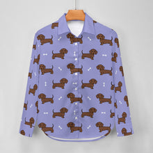 Load image into Gallery viewer, Cutest Chocolate Dachshund Women&#39;s Shirt-21